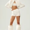 Cashmere High-Waist Embrace Short - Ivory