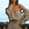 Sheer Cashmere Tank - Athletic Heather Grey