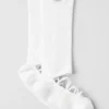 Women's Strappy Siren Grip Sock - White