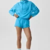 1/4 Zip Go Time Pullover - Azure Blue