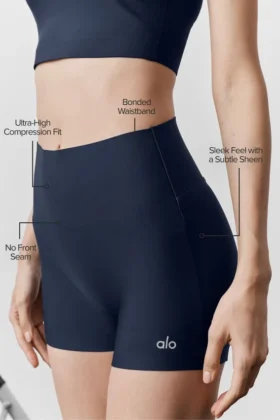 3″ Airlift High-Waist Sleek Short – Navy