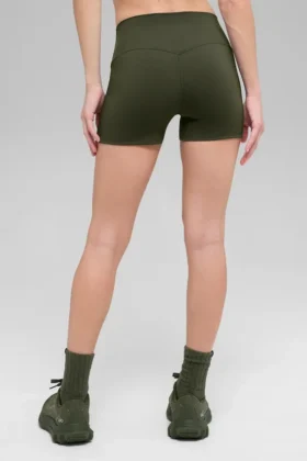 3″ Alo Softsculpt High-Waist Precision Short – Green Olive