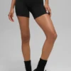 5" Airbrush Double up Short - Black/White