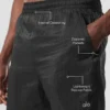 5" Game Time Ripstop 2-in-1 Short - Black/Black
