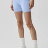 5" Seamless Ribbed Favorite Short - Light Provence Blue
