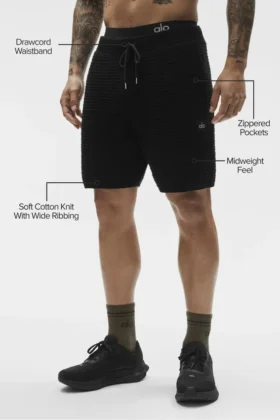 5″ Shift Knit Short – Black