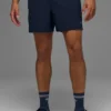 5" Traction Running Short - Navy