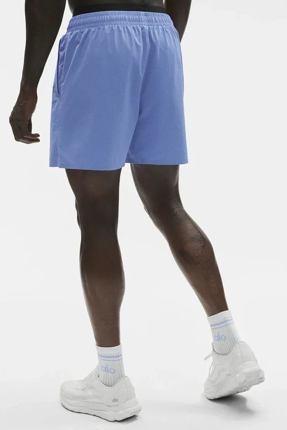 5" Traction Running Short - Provence Blue