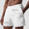 5" Traction Running Short - White