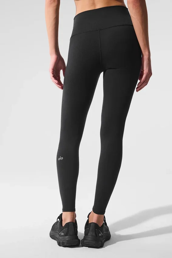 7/8 High-Waist Airbrush Legging - Black