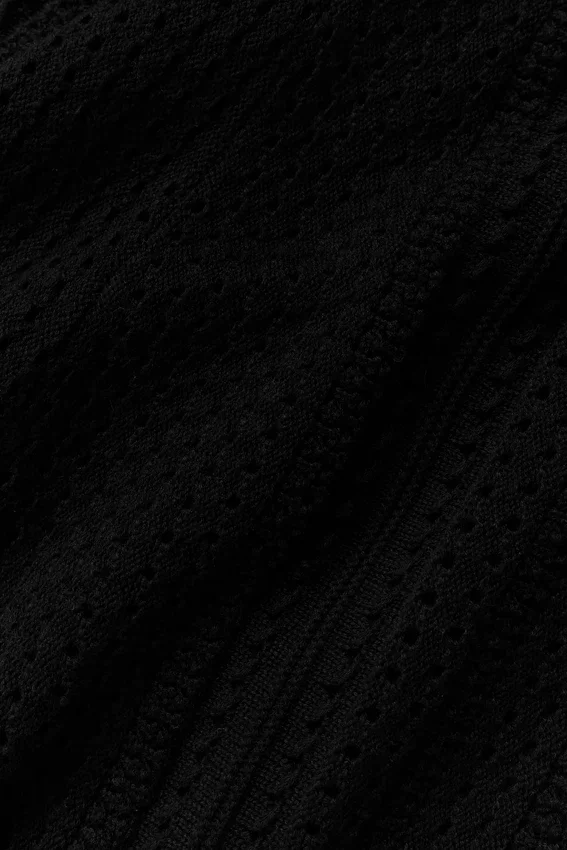Coastline Knit Short Sleeve Polo - Black