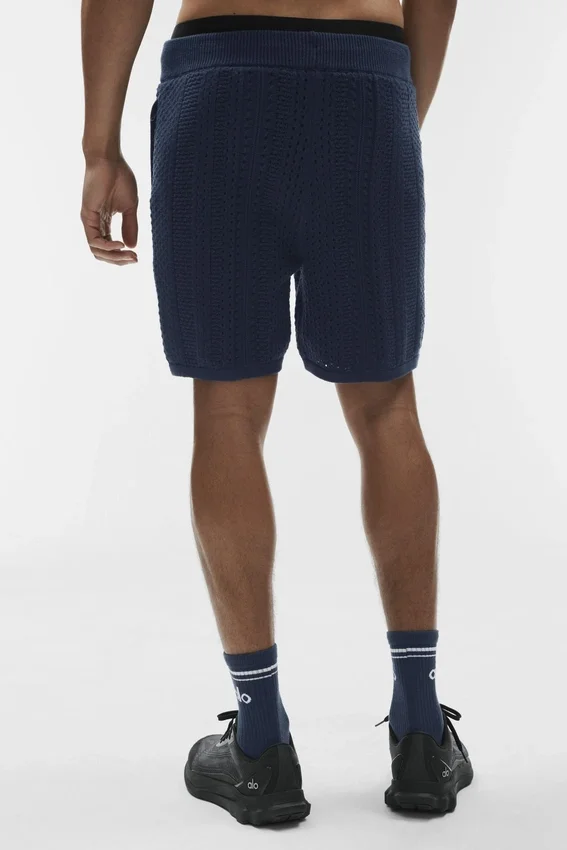 7" Coastline Knit Short - Navy