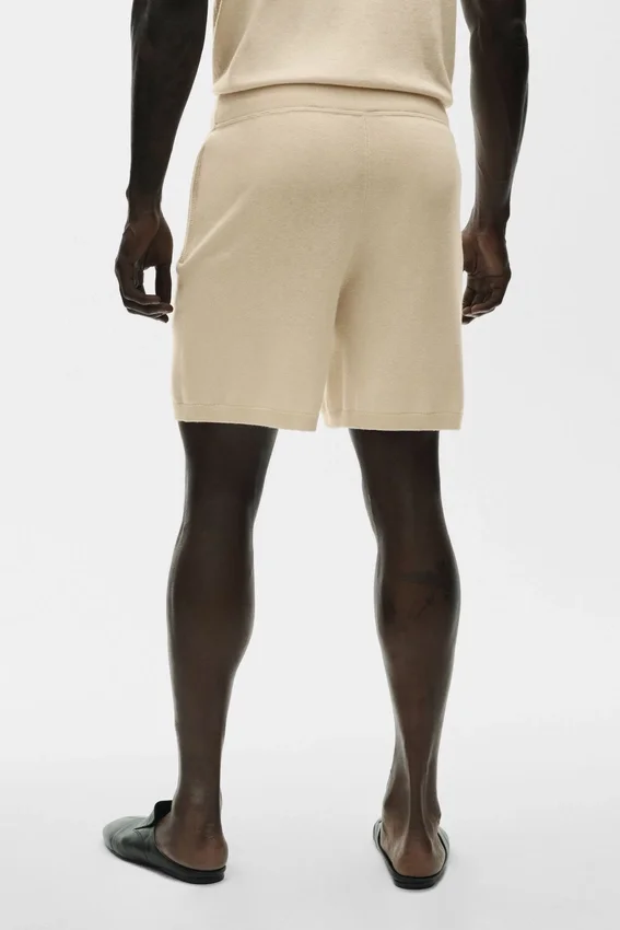 7" Cotton Cashmere Ever Soft Short - Sandy Beige