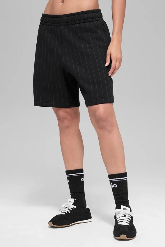 7" Pinstripe Short - Black Pinstripe