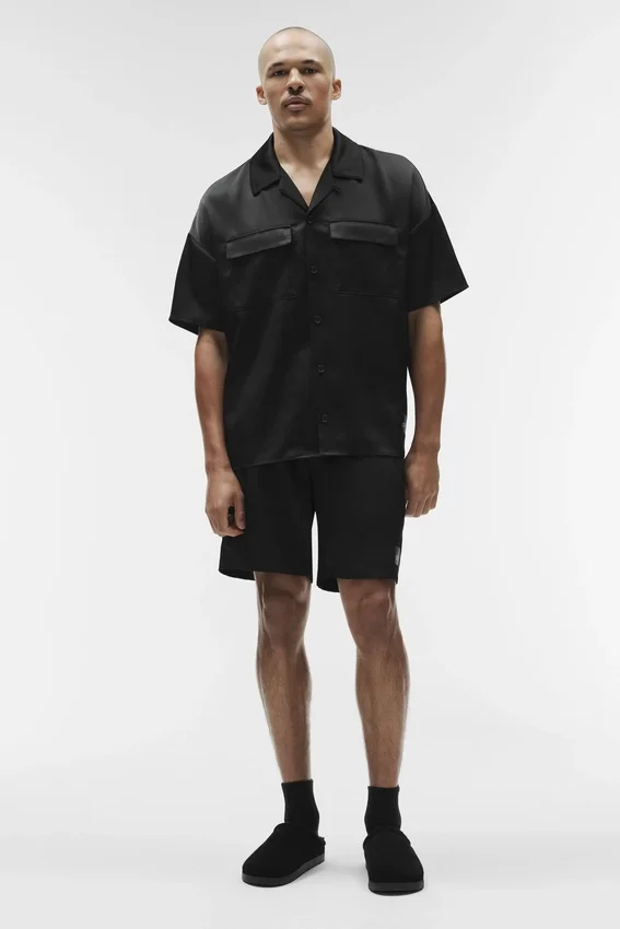 7" Satin Horizon Short - Black
