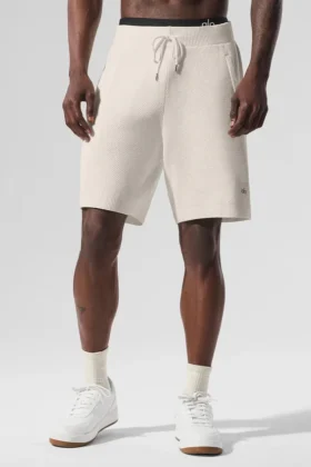 7" Sports Club Sweater Knit Short - Ivory