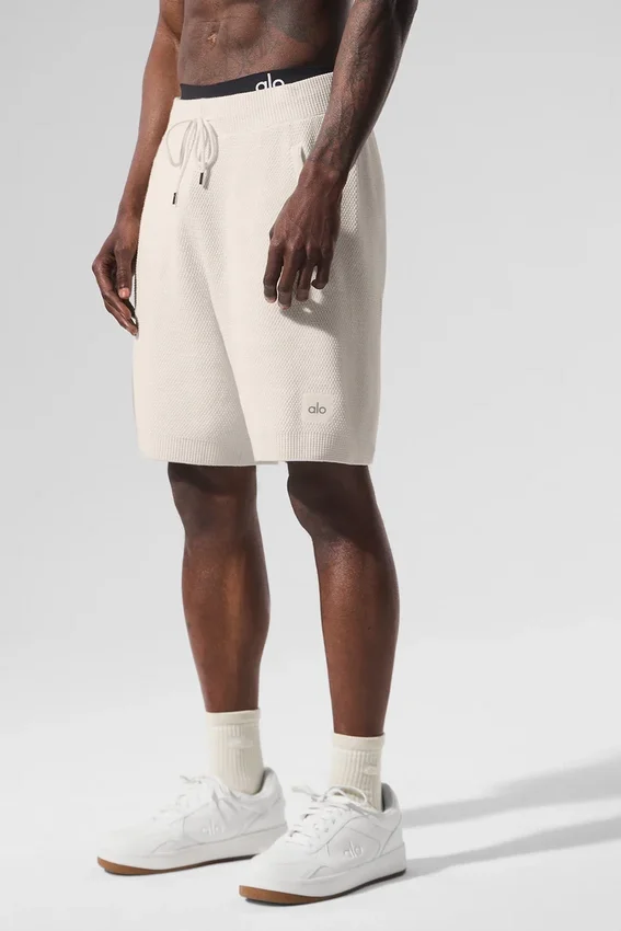 7" Sports Club Sweater Knit Short - Ivory