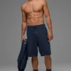 7" Sports Club Sweater Knit Short - Navy
