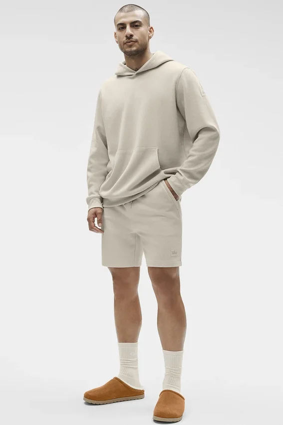7" Waffle Lounge Short - Bone
