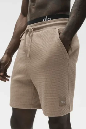 7″ Waffle Lounge Short – Gravel