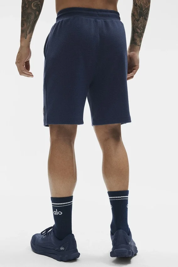 7" Waffle Lounge Short - Navy