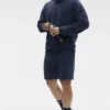 7" Waffle Lounge Short - Navy