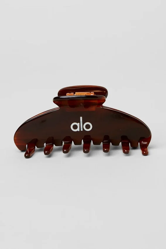 90'S Claw Clip - Brown Tortoise