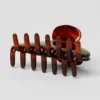 90'S Claw Clip - Brown Tortoise