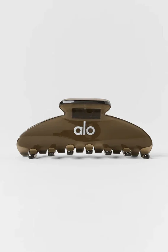90'S Claw Clip - Olive Tree Clear