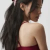 90'S Claw Clip - Summer Romance Red
