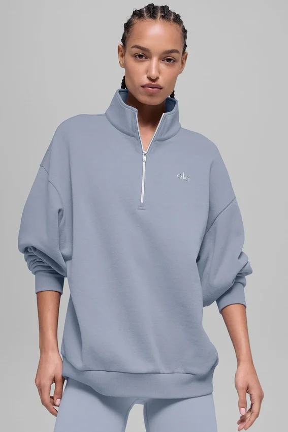 Accolade 1/4 Zip Pullover - Winter Frost