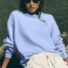 Accolade Crew Neck Pullover - Light Provence Blue