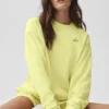 Accolade Crew Neck Pullover - Sunshine