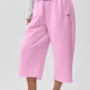 Accolade Cutoff Sweatpant - Candy Heart Pink