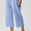 Accolade Cutoff Sweatpant - Light Provence Blue