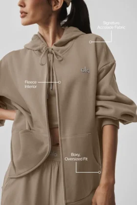 Accolade Full Zip Hoodie – Gravel