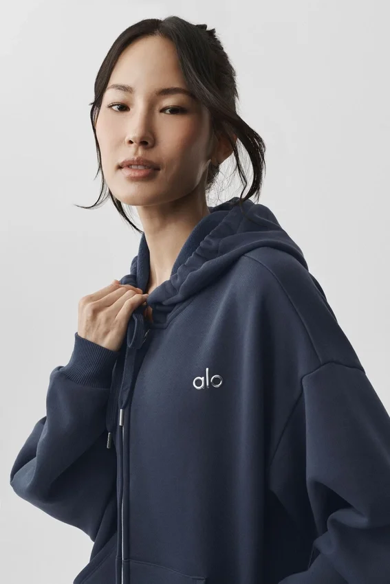 Accolade Full Zip Hoodie - Navy