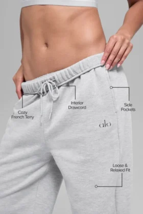 Accolade Straight Leg Sweatpant – Athletic Heather Grey