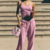Accolade Straight Leg Sweatpant - Candy Heart Pink