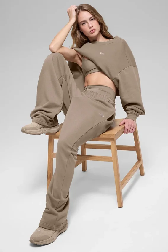 Accolade Straight Leg Sweatpant - Gravel