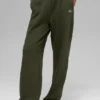 Accolade Straight Leg Sweatpant - Green Olive