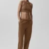 Accolade Straight Leg Sweatpant - Sun Kissed Brown