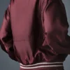 Afterglow Varsity Jacket - Burgundy Truffle