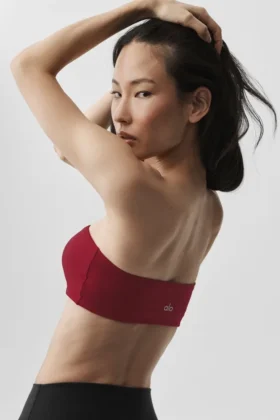 Airbrush Bandeau Bra – Summer Romance Red