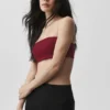 Airbrush Bandeau Bra - Summer Romance Red