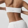 Airbrush Bandeau Bra - White