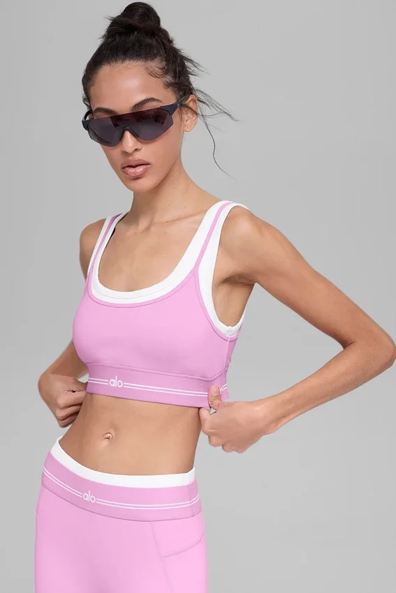 Airbrush Better Together Bra - Candy Heart Pink/White
