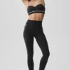 Airbrush High-Waist Fast Track Legging - Black/White