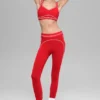 Airbrush Heart Throb Bra - Bright Red/White