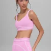 Airbrush Heart Throb Bra - Candy Heart Pink/White
